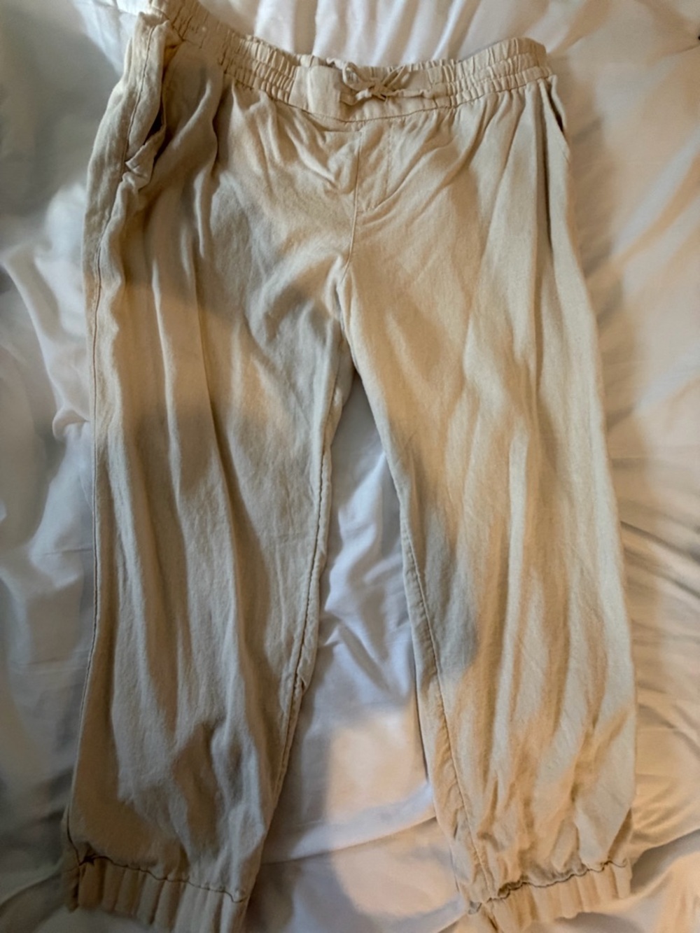 Old Navy Cream Drawstring  Pants